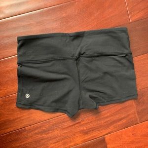 Lululemon Black Yoga Shorts
